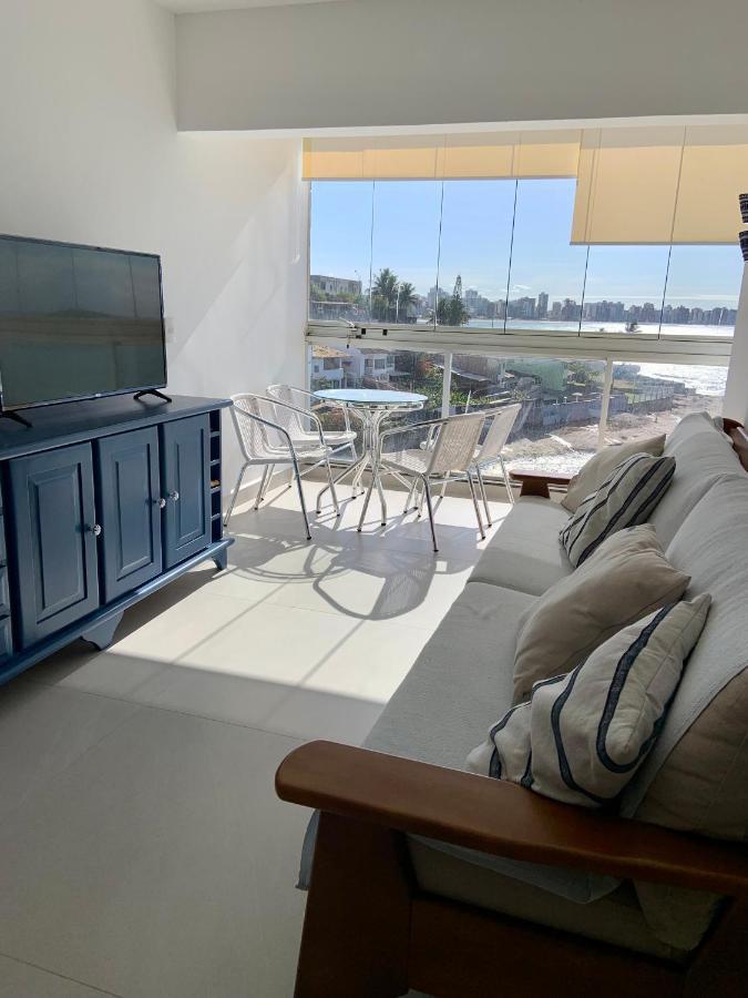 Apartamento Vista Do Mar, Pe Na Areia E Aguas Tranquilas, No Cento De Guarapari Bagian luar foto
